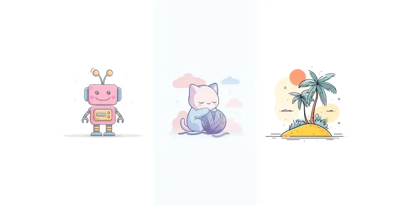 Pastel Vector Art Generator App | PromptBase