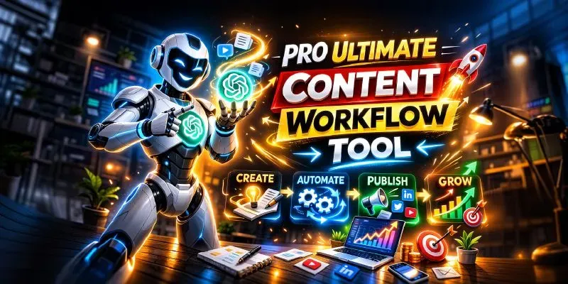 Pro Ultimate Ai Content Workflow Tool Generator App | PromptBase