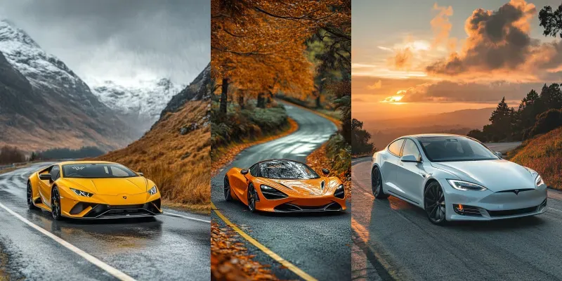 Super Realistic Luxury Cars Generator App | PromptBase