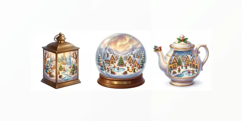Magical Christmas Miniature World Prompt Generator App | PromptBase