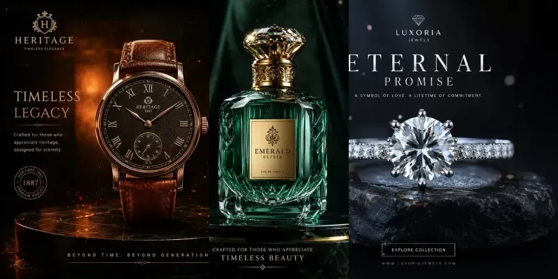 Luxury Product Poster Prompt Pack Generator App | PromptBase