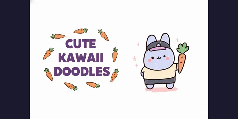 Cute Kawaii Doodle Characters Generator App | PromptBase