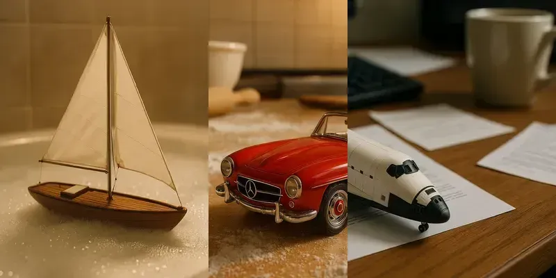 Realistic Miniature Object Scenes Generator App | PromptBase