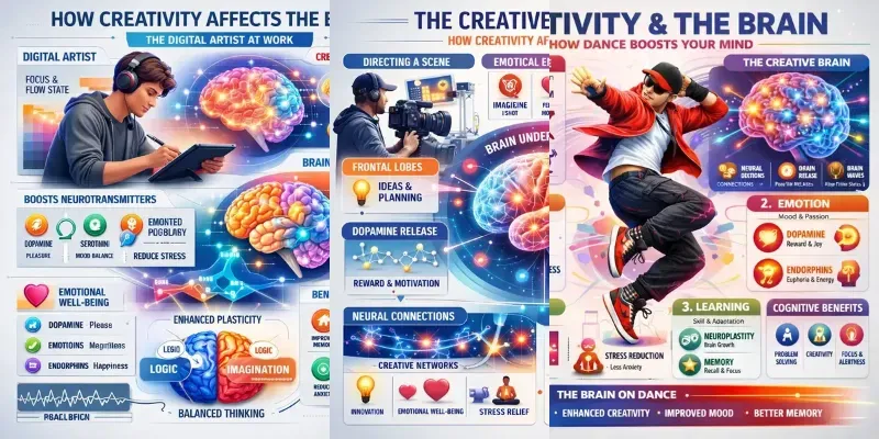 Creative Brain Science Infographic Generator App | PromptBase