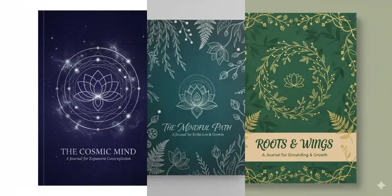 Mental Health Journal Cover Generator App | PromptBase