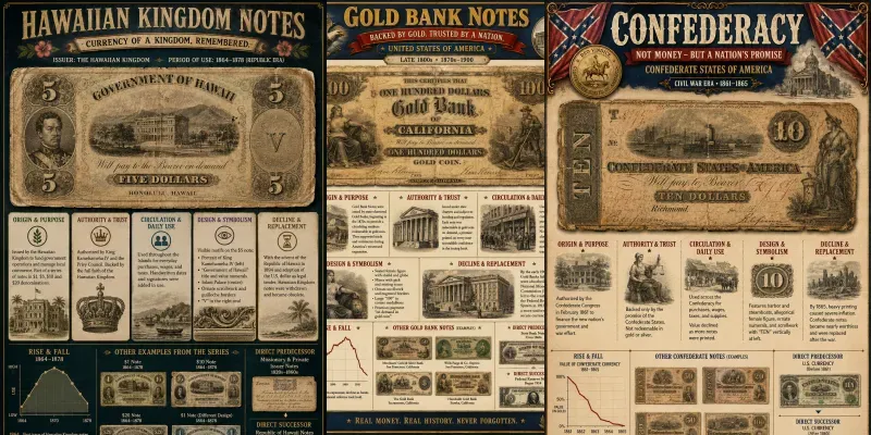 Forgotten American Money Infographic Generator App | PromptBase