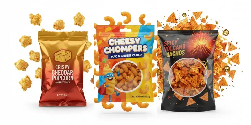 Premium Snack Packaging Generator App | PromptBase