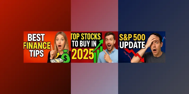 Finance Youtube Thumbnail Designs Generator App | PromptBase