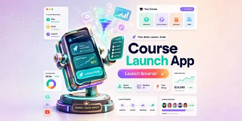 Course Launch Agent Web App ChatGPT Skill | PromptBase