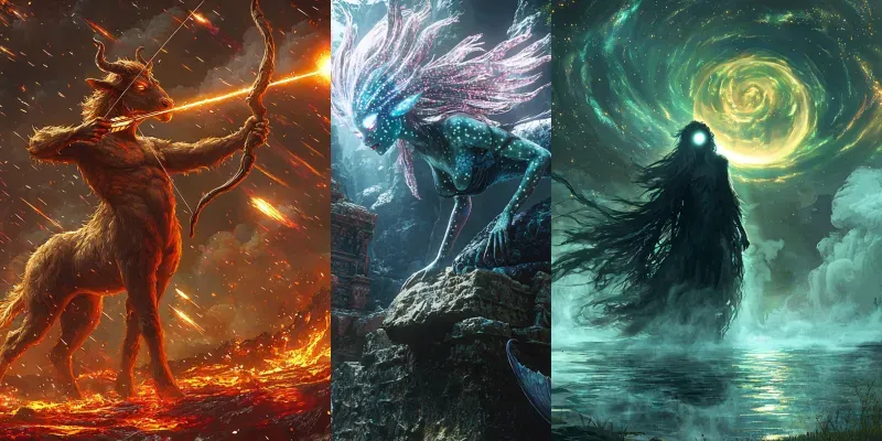Living Legends Mythical Creatures Generator App | PromptBase