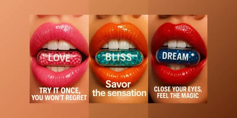 Pop Art Capsule Lips Style ChatGPT Image Prompt | PromptBase