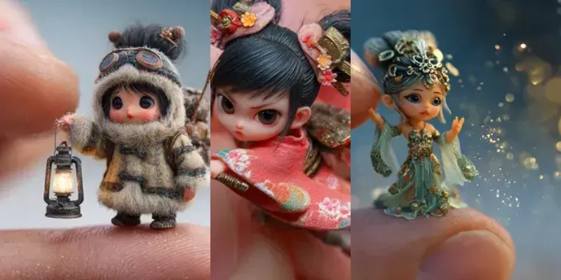Viral Video Miniature Characters Creator App | PromptBase