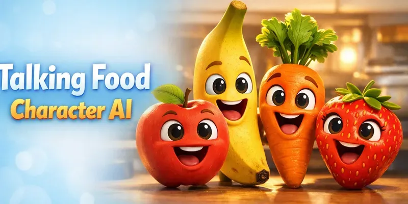 Talking Food Character Ai Generator App | PromptBase