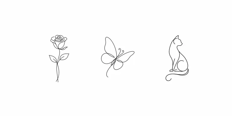 Minimalist Single Line Art Generator App | PromptBase