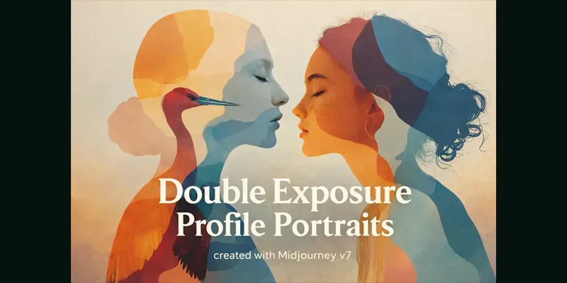 Double Exposure Profile Portraits Generator App | PromptBase