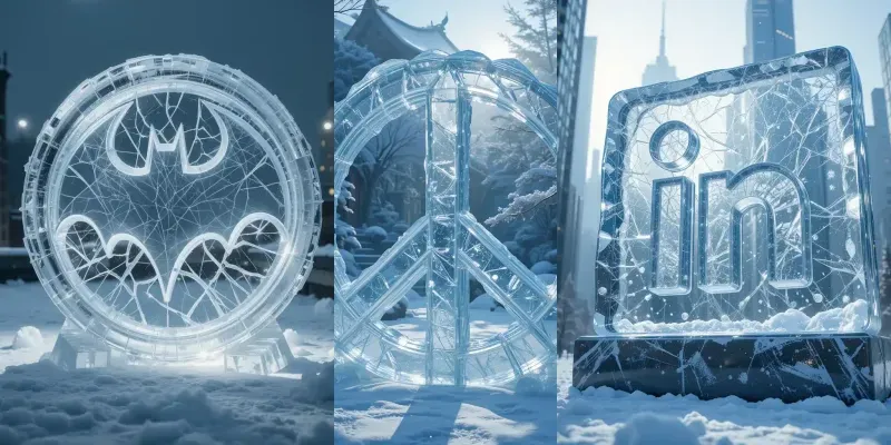 Ultrarealistic Ice Sculpted Logos Generator App | PromptBase