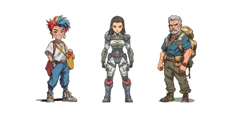 Cartoon Game Character Portraits Generator App | PromptBase