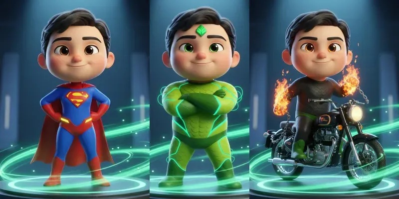 Kid Cartoon Characters Generator App | PromptBase