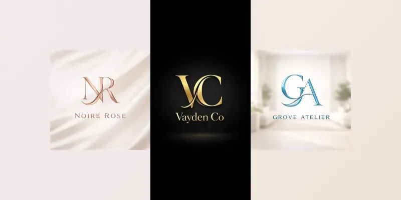 Clean Monogram Logo Generator App | PromptBase