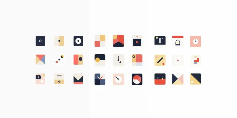 Soft Rounded Icon System Generator App | PromptBase