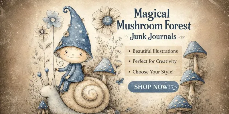 Magical Mushroom Forest Junk Journal Generator App | PromptBase