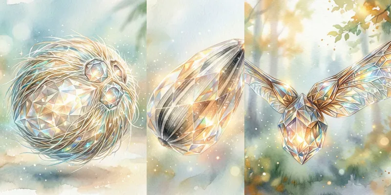 Floating Crystal Seed Generator App | PromptBase