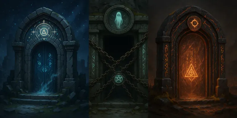 Arcane Doorway Designer Generator App | PromptBase