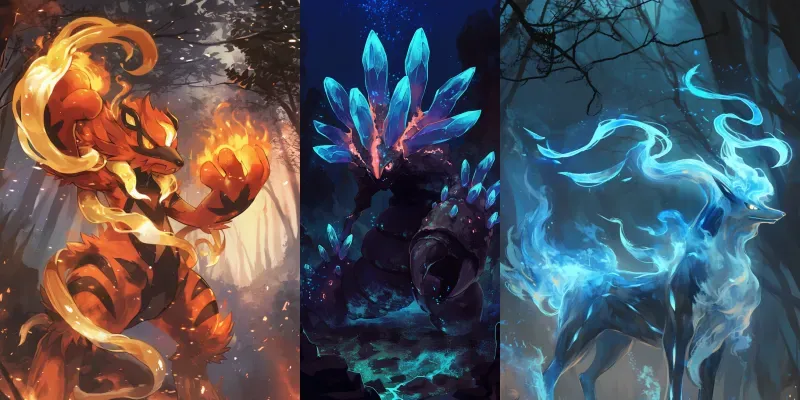 Unique Legendary Pokemon Generator Art App | PromptBase