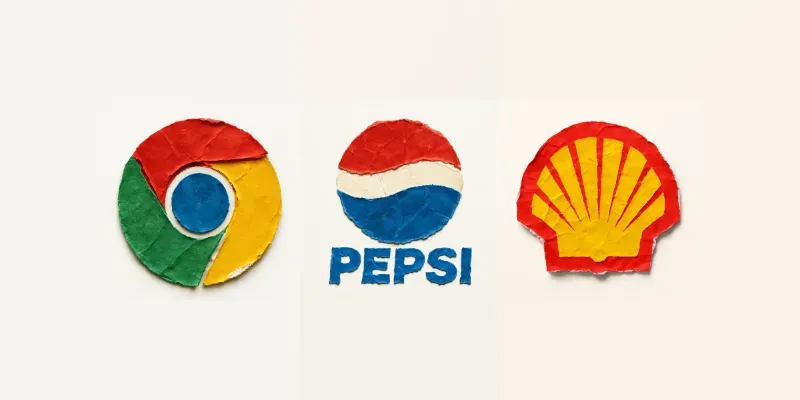 Paper Cut Collage Logo Designs Generator App | PromptBase
