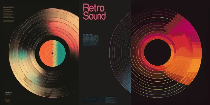 Retro Vinyl Spectrum Record Poster Generator App | PromptBase
