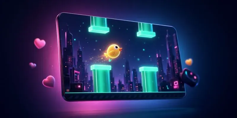 Html5 Flappy Neon Game Generator Claude Code Prompt | PromptBase