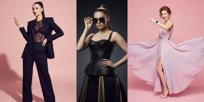 Highfashion Editorial Ad Pose Generator App | PromptBase