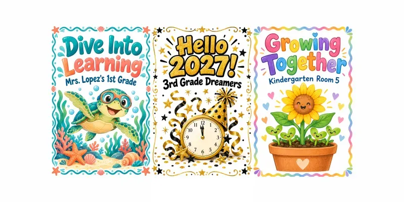 Classroom Bulletin Board Title Posters ChatGPT Image Prompt | PromptBase