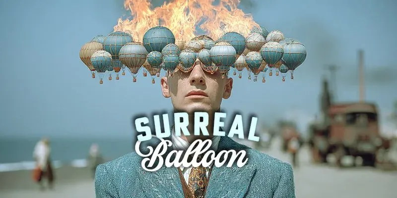 Surreal Balloon Fantasy Art Print Generator App | PromptBase