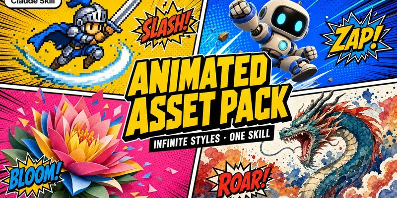Animated Asset Pack Sheets Gifs Claude Skill | PromptBase