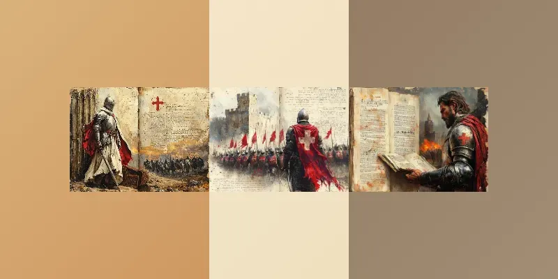Grandeur Of Knight Templar Junk Journals Midjourney Prompt | PromptBase