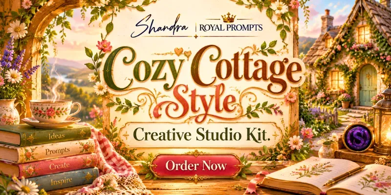 Cozy Cottage Style Creative Studio Kit ChatGPT Skill | PromptBase