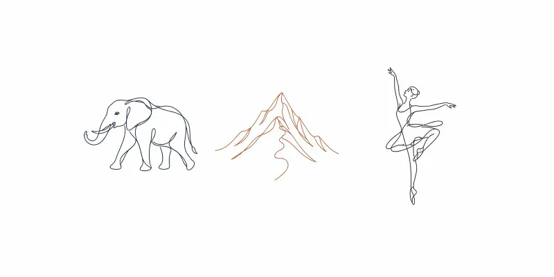 Minimalist One Line Art Print Generator App | PromptBase