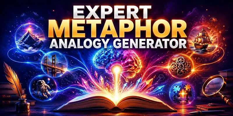 Expert Metaphor Analogy Generator ChatGPT Prompt | PromptBase