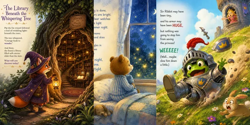 Storybook Page Generator App | PromptBase