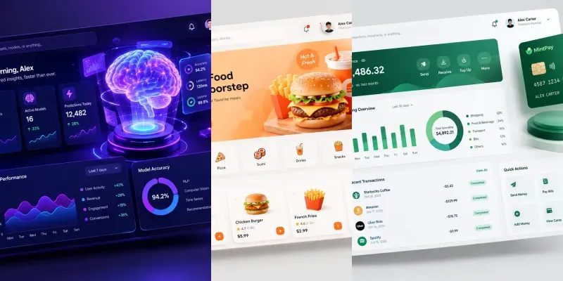 Minimalist 3D Saas Web UI Mockups ChatGPT Image Prompt | PromptBase