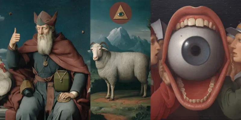 Surreal Scale Collage Generator App | PromptBase