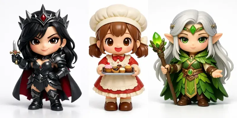 Miniature Fantasy Figure Prompts Generator App | PromptBase