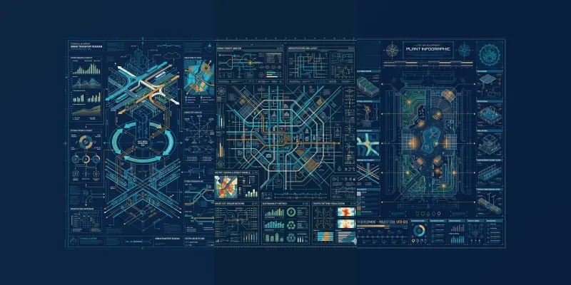 Urban Blueprint Infographics Diagram Generator App | PromptBase