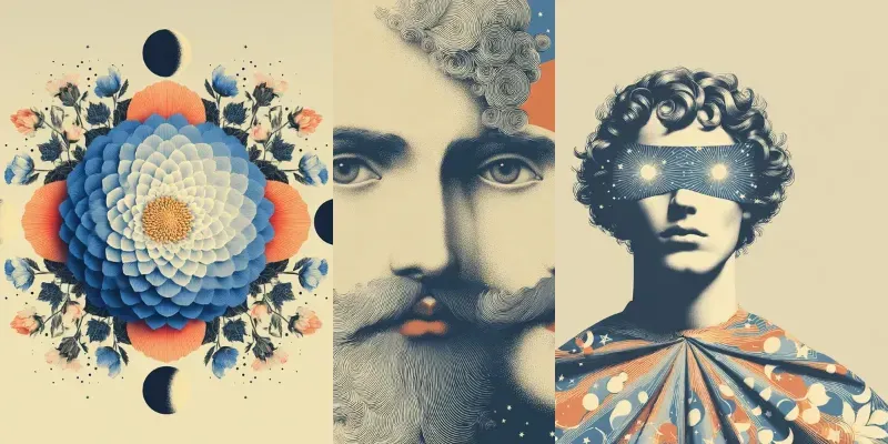 Celestial Folk Geometry Aesthetic Generator App | PromptBase