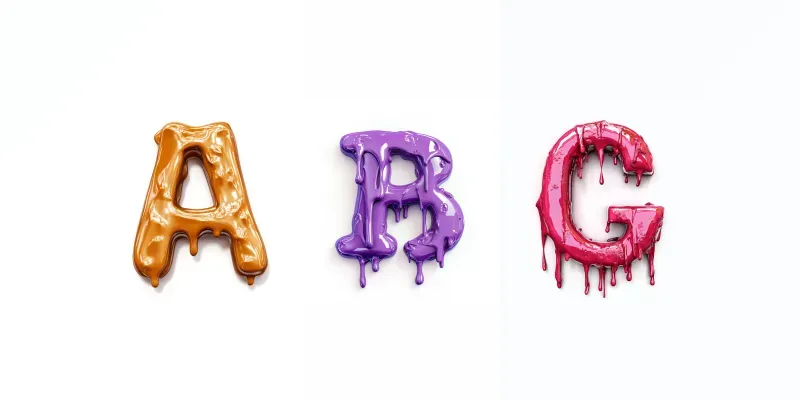 Dripping Glaze Alphabet Letters Generator App | PromptBase
