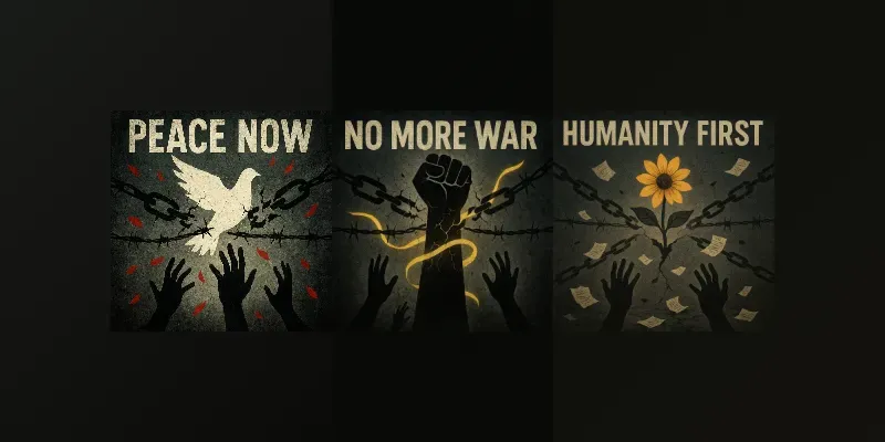 Antiwar Symbolism Dramatic Peace Illust Generator App | PromptBase
