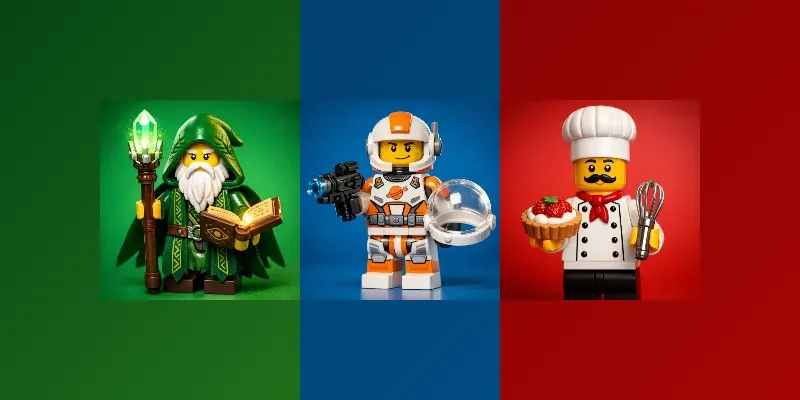 Charming Lego Character Portrait Generator App | PromptBase