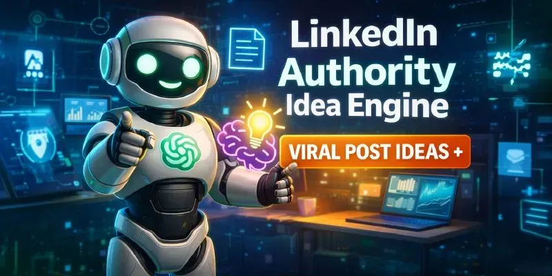 Linkedin Authority Idea Pro Engine Generator App | PromptBase