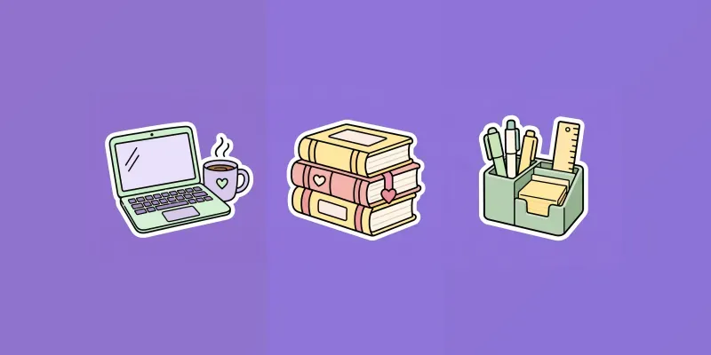 Minimalist Planner Doodle Icon Generator App | PromptBase